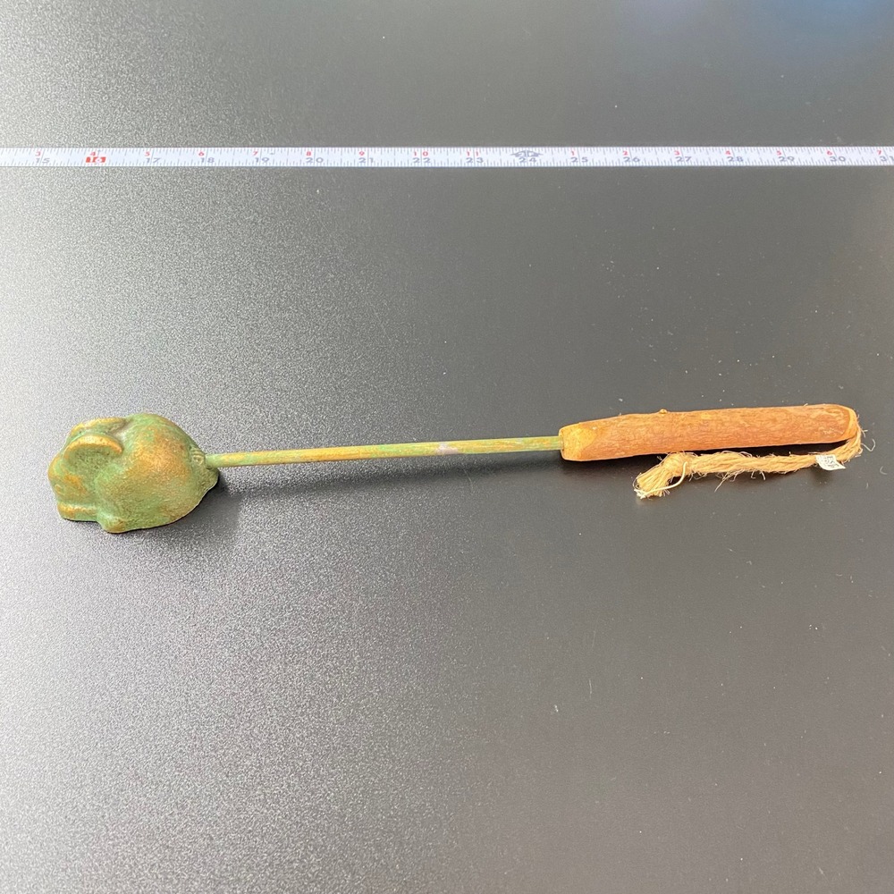 Midwest of Cannon Falls Rabbit Candle Snuffer OS Brass Wood Vintage Plant‎ Poker